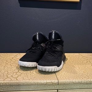 Addidas high top mesh shoe